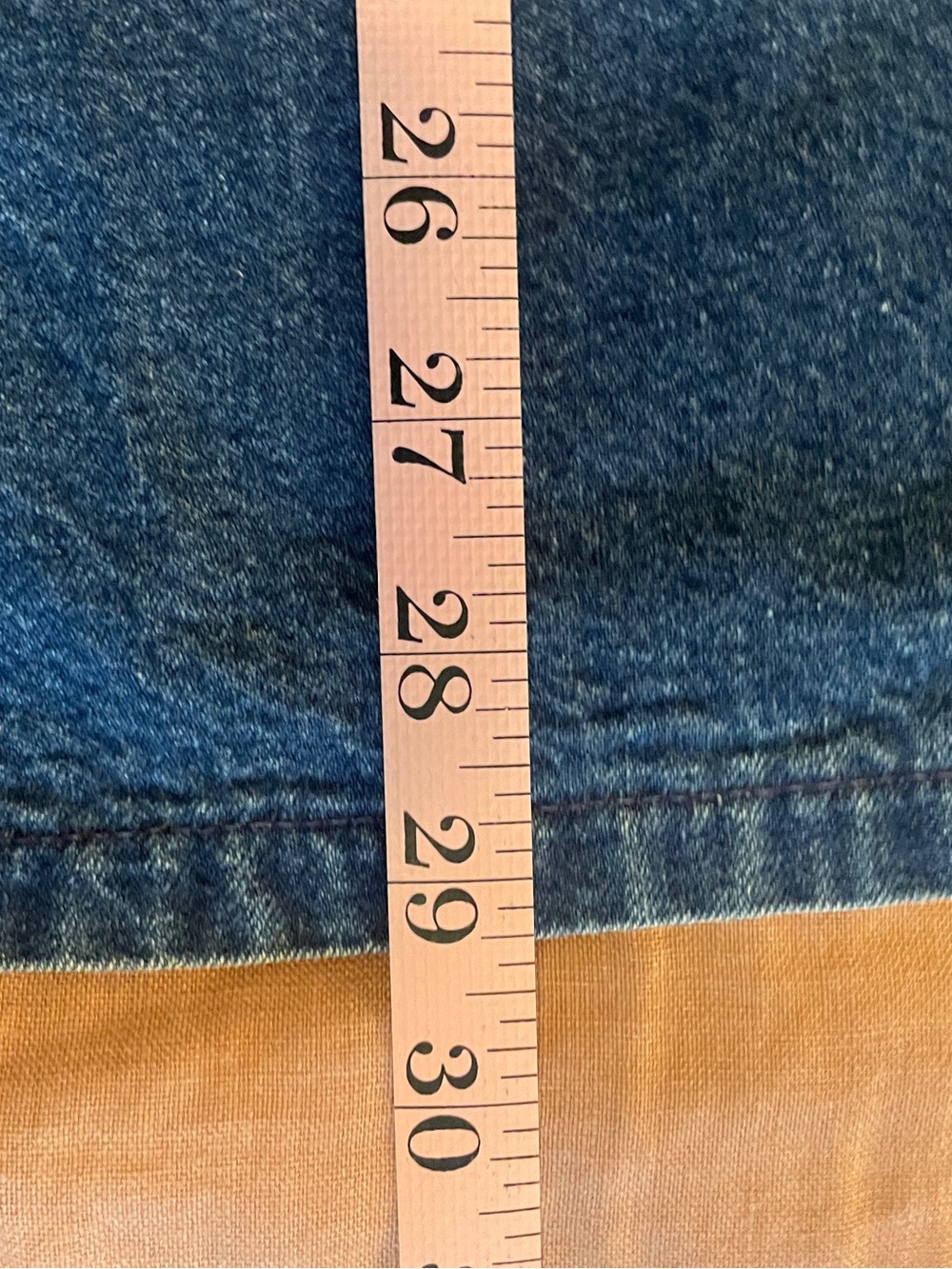VTG LL Bean Pathfinder denim midi skirt, size 12 - Picture 6 of 6